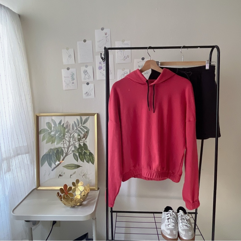 ｛UP｝Brand New：Red Hoodie Long Sleeve Hoodie XL